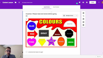 How to make a form for content delivery in a flipped classroom