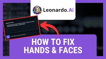 Leonardo AI: How To Fix Hands and Faces