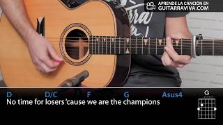 We Are The Champions Guitar Cover Guitarraviva