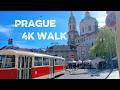 Take a Walk The Most Luxury Street in Prague (Pařížská St.) from Old Time Square to Charles Bridge