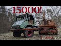 Hecklader + Seitenwagenhäcksler am Unimog | Das 15000 Abo und 5 Jahres Special