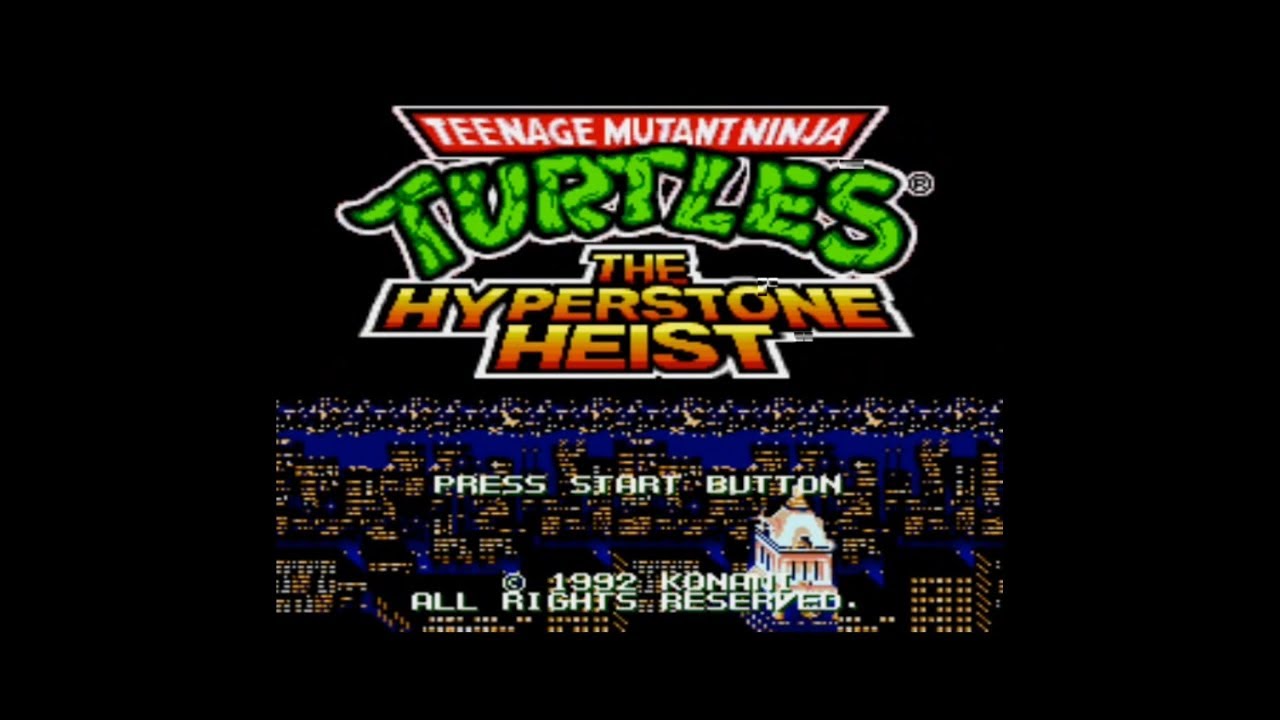 TMNT The Hyperstone Heist Playthrough(Hard, Raphael, No Continues Used)