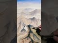 Pintando la Cordillera de los Andes en Acuarela #acuarela #arte #cordilleradelosandes