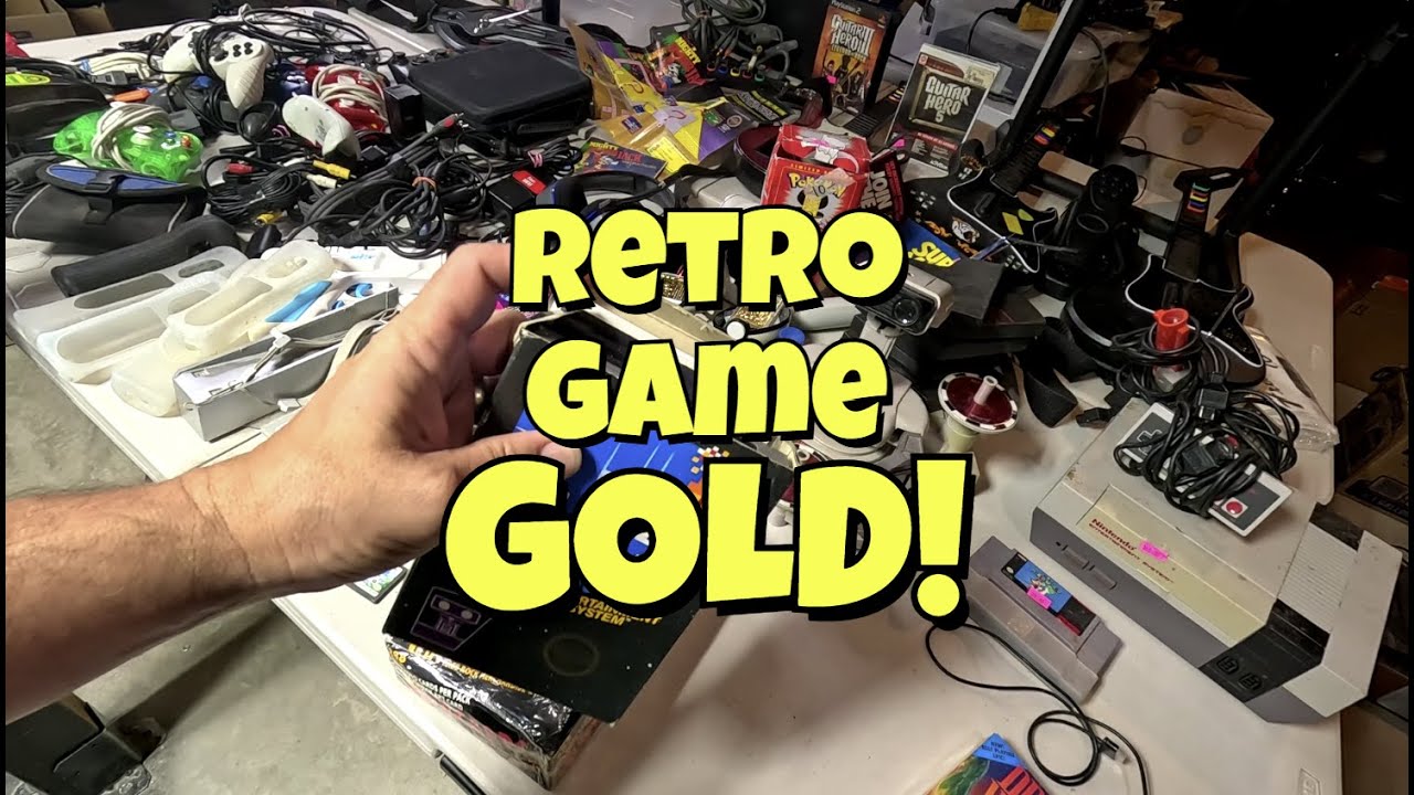 Found a SEALED NES Game at an Estate Sale?! (Retro Game Haul of a Lifetime)