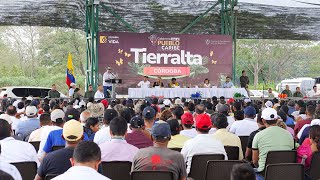 Presidente Petro en "Acciones por la paz y la vida" del Gobierno del Cambio en Tierralta, Córdoba