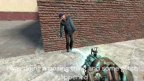 Strange gmod moving ragdoll glitch