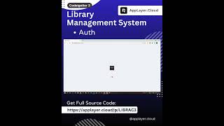 Auth - Aplikasi Manajemen Perpustakaan Codeigniter 3 &amp; MySQL #shorts