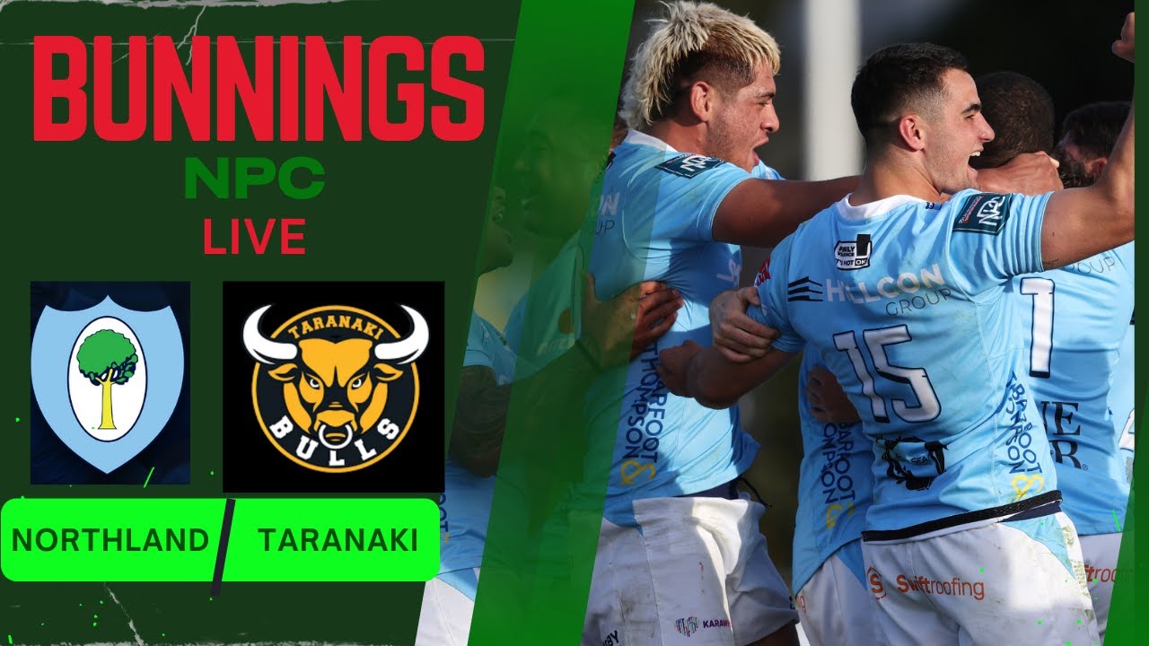 Northland vs Taranaki LIVE - Bunnings NPC Round 1