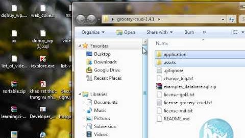 cài và sử dụng grocery crud cho codeigniter