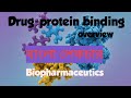 Drug protein binding  overview bangla | biopharmaceutics bangla lecture #biopharmaceutics #pharmacy