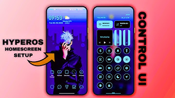 Try These Xiaomi HyperOS & Miui Attractive Homescreen Setup With New Control UI 🚀HyperOS 2.0 Feature