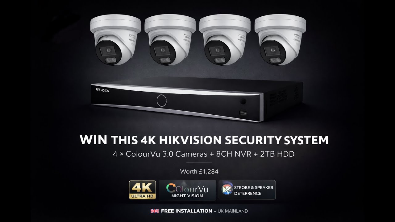 Win A 4K HikVision System