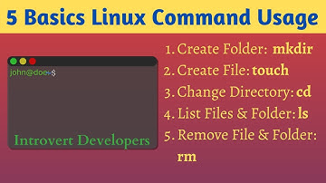 5 Basic Commands in Ubuntu Linux for Very Beginner User | mkdir | touch | cd | ls | rm