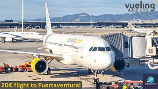 TRIP REPORT / Airspace congested! One hour delay! / Malaga to Fuertaventura / Vueling Airbus A320