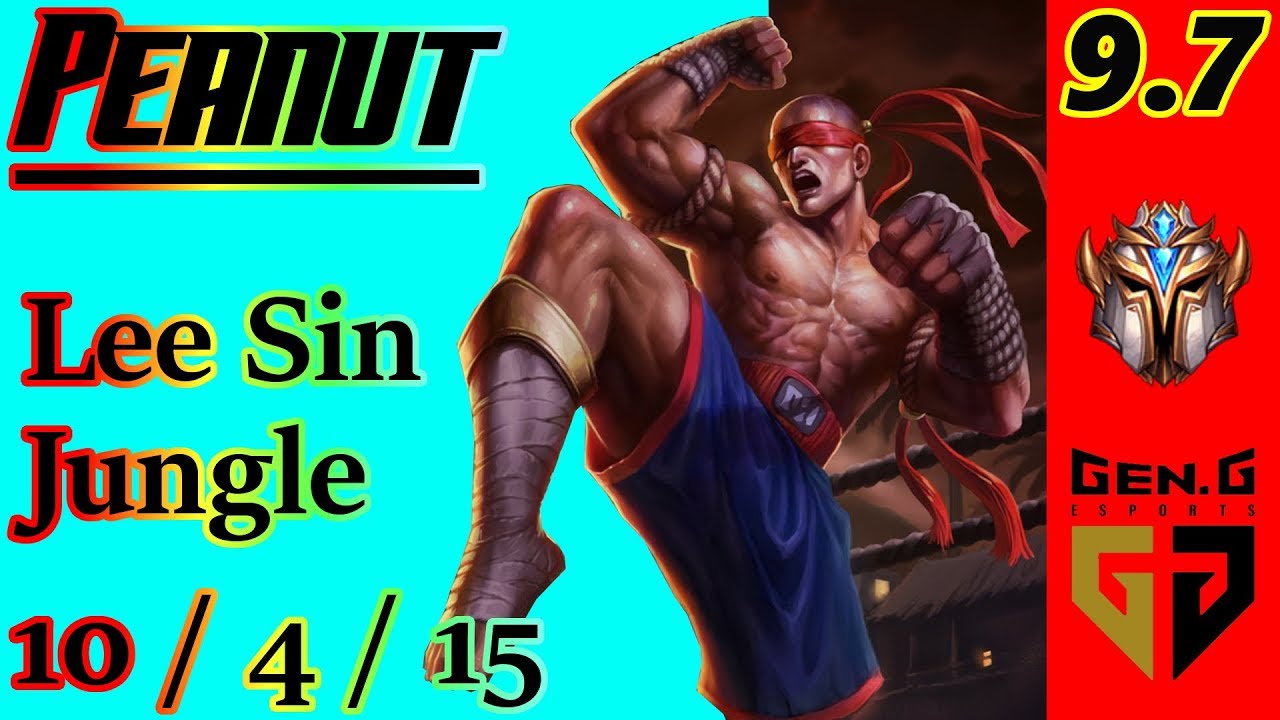 Peanut as Lee Sin Jungle | S9 Patch 9.7 | Korean Challenger | Full Gameplay
