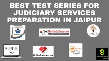 Best Test Series for Judiciary Service Preparation in Jaipur | Institute Rank