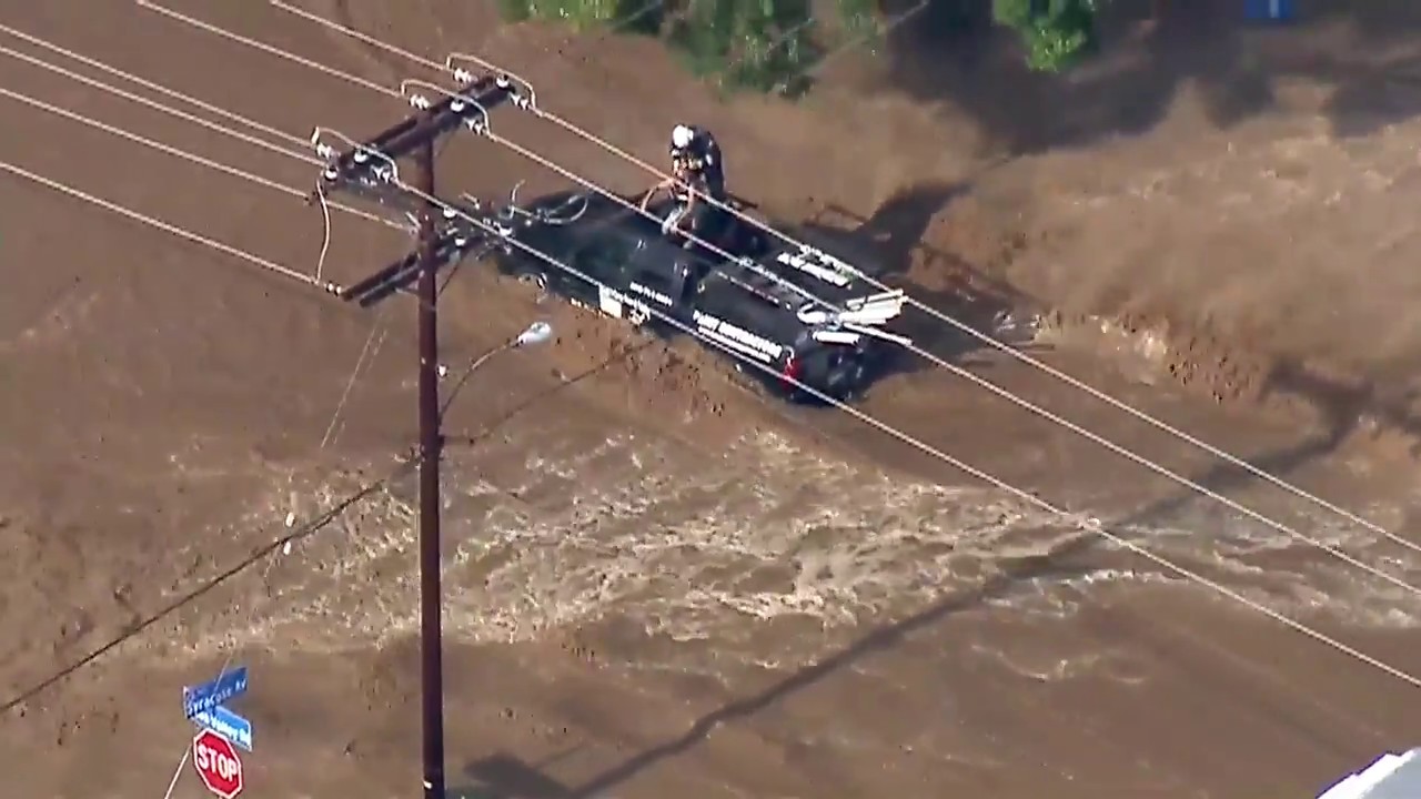 Flash flooding in Acton traps drivers, floods streets