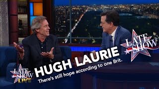 Video thumbnail of "Hugh Laurie Tells Americans What They Should Really Be Worried About"