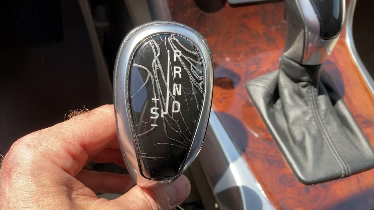 Easiest way to replace cracked broken shifter knob on a volvo without