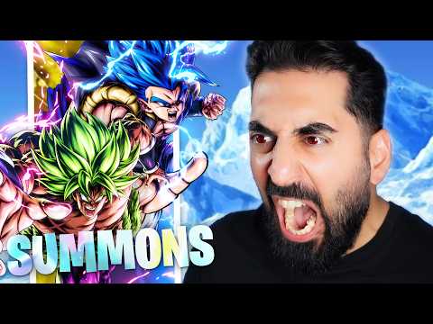 TOTAL ESCALATION!? ULTRA Gogeta Blue & LEGENDARY Broly Summons in DB Legends