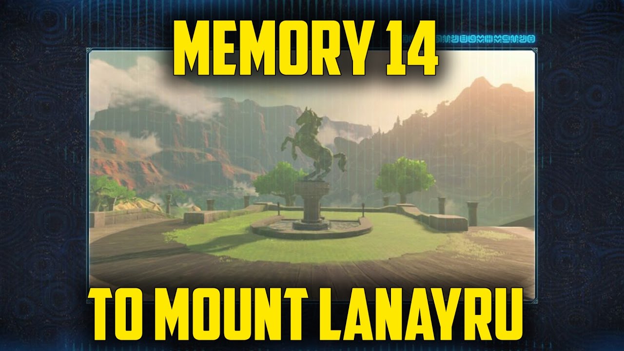 Zelda Breath of the Wild Memory 14 To Mount Lanayru YouTube