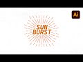 Membuat Garis Percikan | Sun Burst Adobe Illustrator