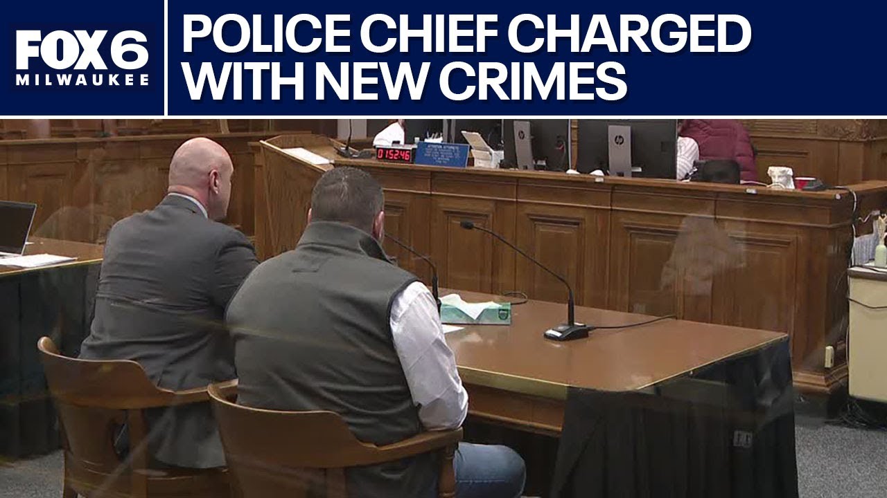 Greenfield police chief charged with new crimes | FOX6 News Milwaukee ...