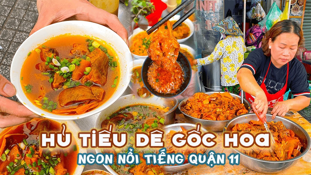 HỦ TIẾU DÊ gốc Hoa thơm ngon đậm vị bán chục năm nức... - youtube