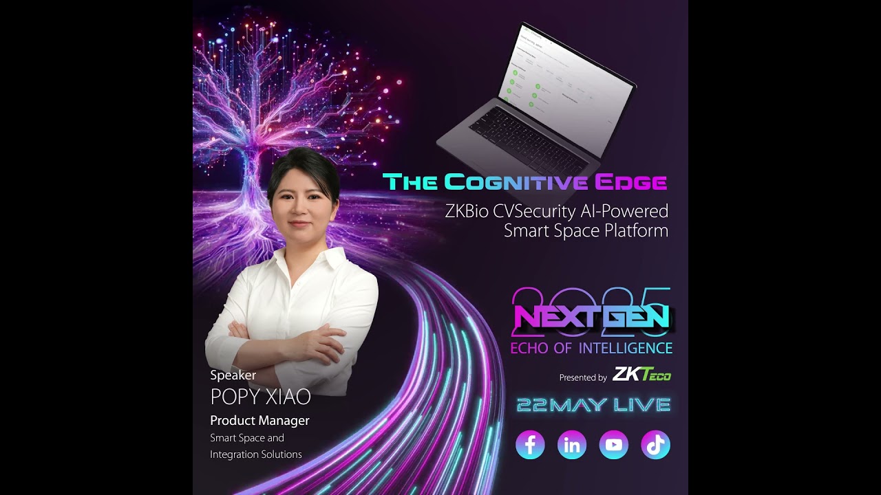 Countdown to the ZKTeco Product Launch Event NextGen 2025: Echo of Intelligence!