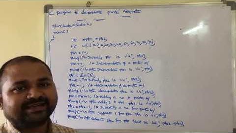Pointer Arithmetic In C