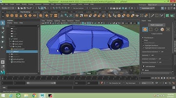 Creating Vehicle wheel motion/speed Breaker animation with Geometry Constrain in Maya 2022 tutorial