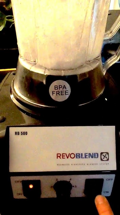 Profimixer Revoblend RB 500 Test Ice Crush Funktion YouTube