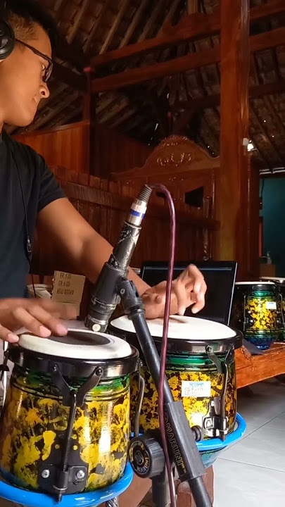 Cek SOUND Audio GENDANG : Tambourine   Bass Guitar #dangdut #gendang