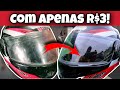 Como Polir E Tirar Riscos Da Viseira Do Capacete Com Menos De R$3 Em Material! Incrível