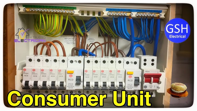 Step by Step How to Connect up a 10 Way Wylex Dual RCD Consumer Unit (Fuse Box) By Luke Wichard - YouTube | Wylex Fuse Box Rcd | | YouTube