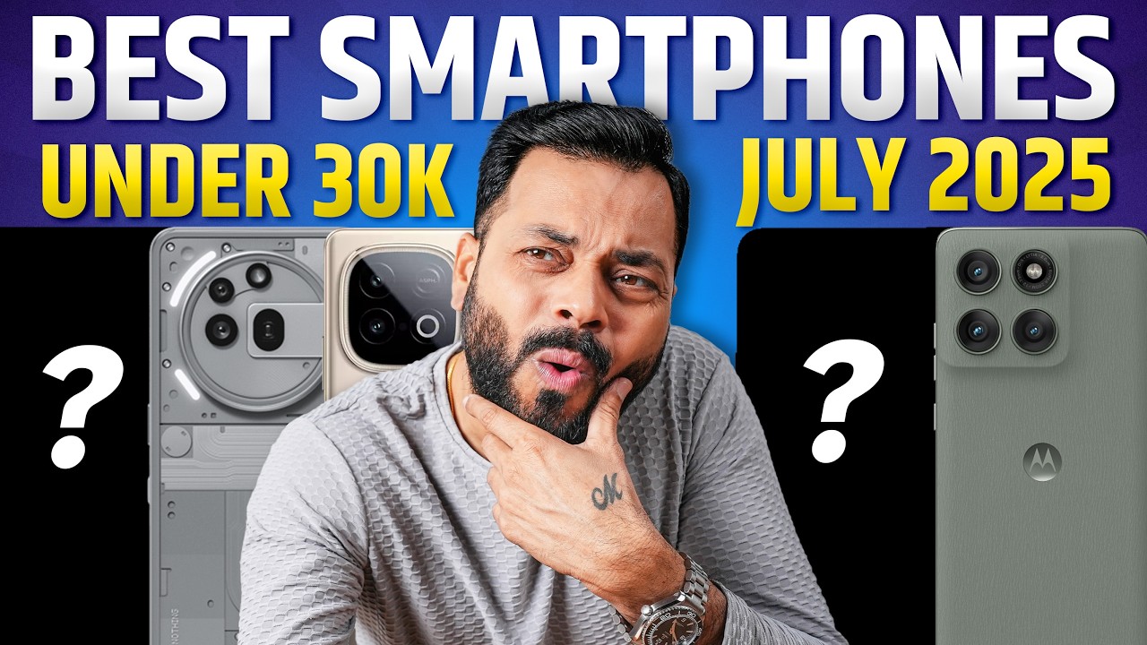 Top 5 Best Smartphones Under ₹30000⚡July 2025 - YouTube