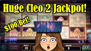 Epic Cleo 2 Jackpot! $100 Bet - Our Biggest Cleo 2 Jackpot on YouTube! screenshot 3