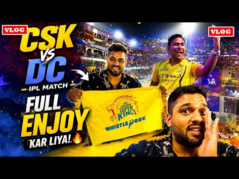 CSK VS DC - IPL VIP STADIUM EXPERIENCE || VLOG 199