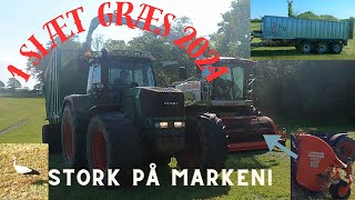 1 Slæt Græs  Hansens Maskinstation | Nyt Kemper PickUp, Fliegl 3101 og GAMMEL Fendt 924 | KLF