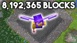 I broke 8,192,365 blocks in survival minecraft... (S7E34)
