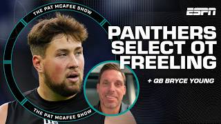 Dan Morgan on Panthers drafting Monroe Freeling + Bryce Young🔥 | The Pat McAfee Draft Spectacular