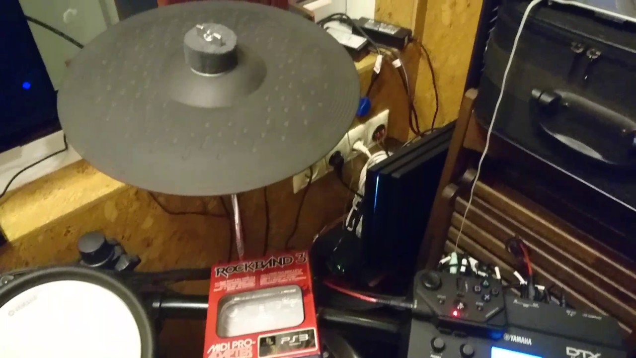 Rock Band 4 подключение электронных барабанов Yamaha. Connection electronic drums game Rock Band