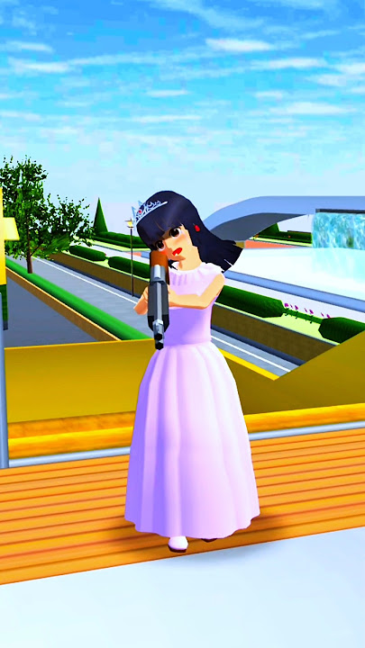 One Two Three 🤪 Funny Number Learning on Slide 🤣 🎢 #sakuraschoolsimulator #shortvideos #shorts