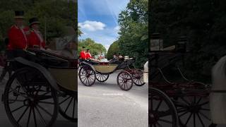 PRINCESS ANNE AND SON ARRIVE IN STYLE FOR ROYAL ASCOT