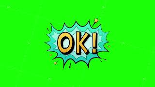 Comic speech bubbles with text Ok. Vintage cartoon illustration. Symbol, sticker tag, special offer