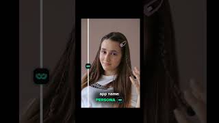 Persona app 😍 Best video/photo editor 💚 #hairstyle #cosmetics #fashiontrends #style screenshot 3