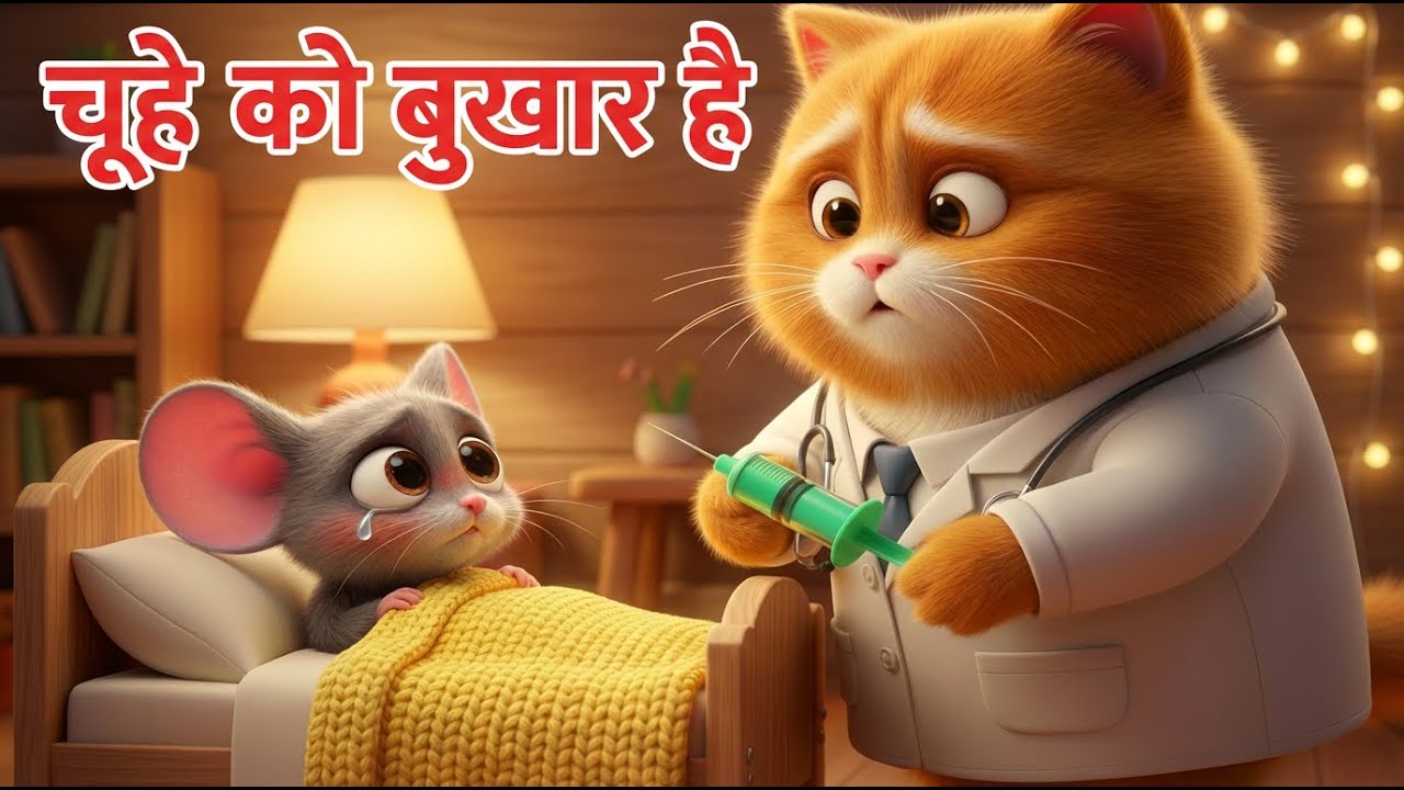 Aaj Mangalwar Hai Chuhe ko Bukhar Hai Hindi Rhyme for Kids चूहे को बुखार है All Rhymes