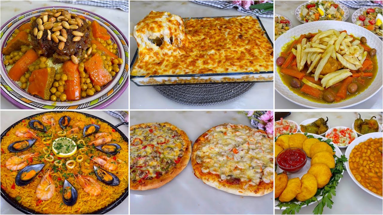 جدول الأكل الاسبوعي🥰متكامل من الإثنين الى السبت بنظام غذائي متنوع كل يوم وجبة متكاملة بسيطة اقتصادية