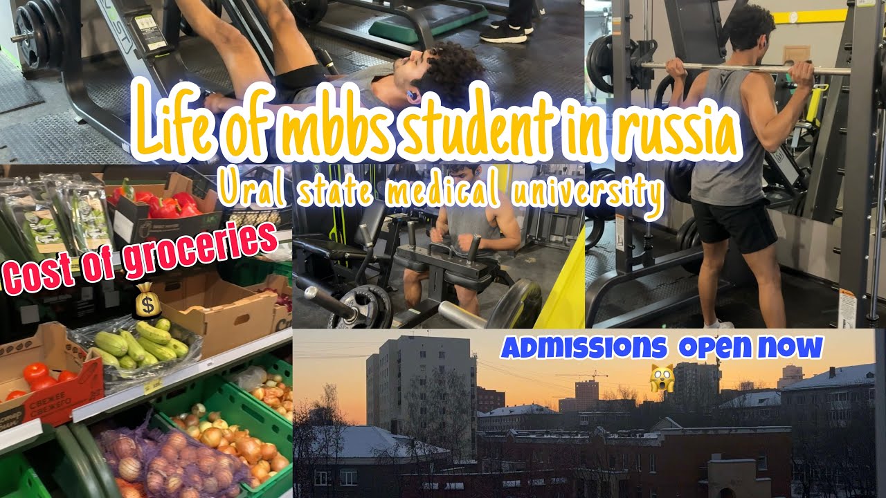 Life of MBBS student in Russia | Gym | Groceries |Admission in University | Ural State Medical Uni