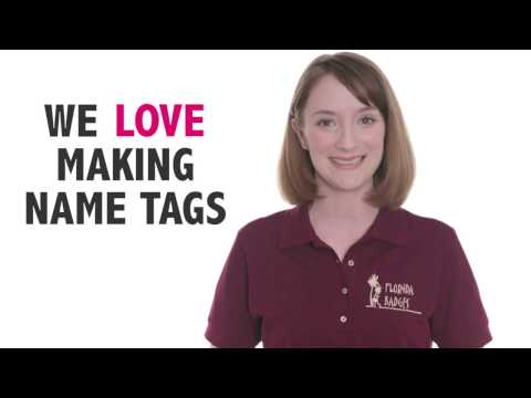 Review Tooth Shaped Name Badges